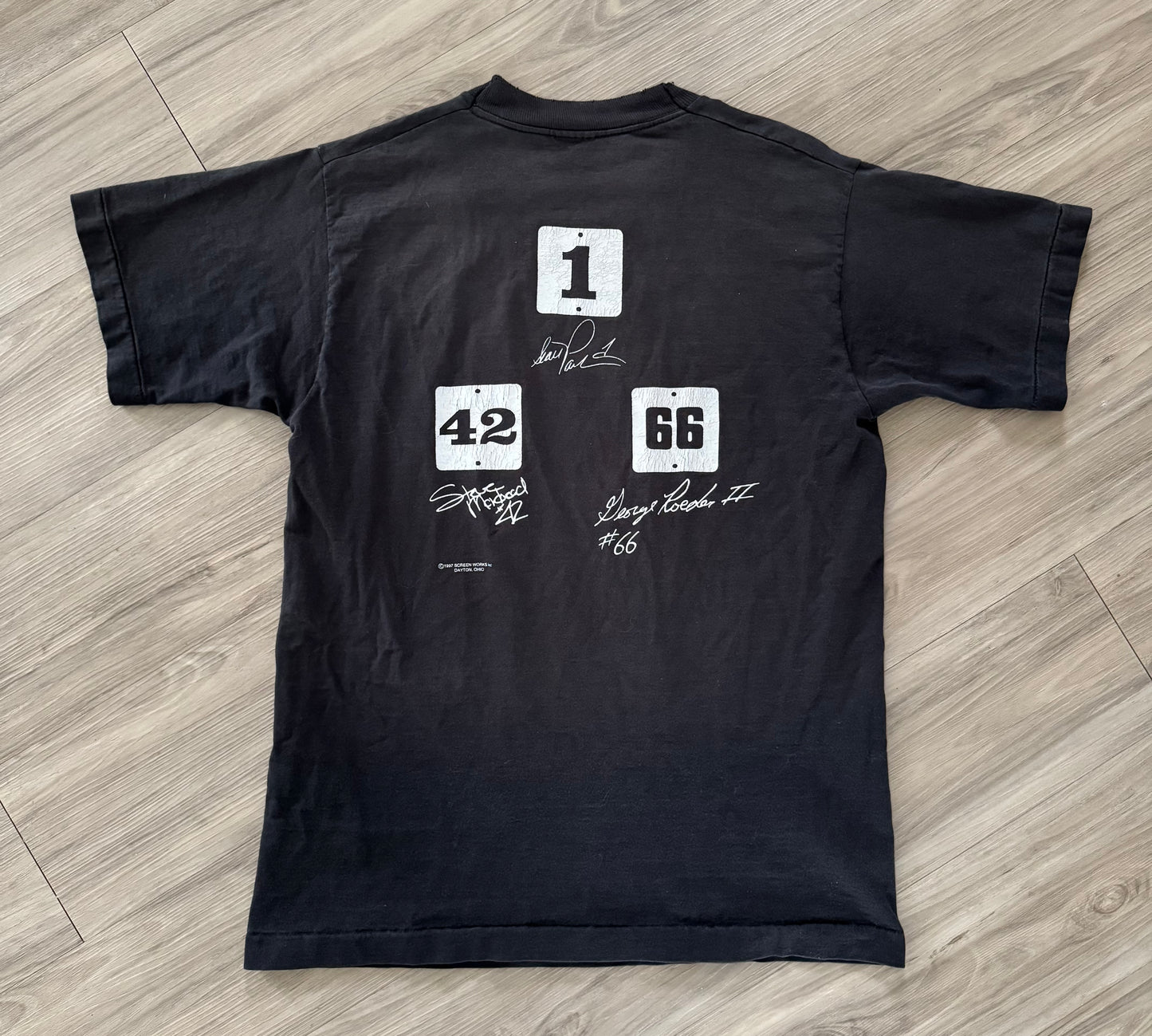 1997 Old Time Newsies race tee