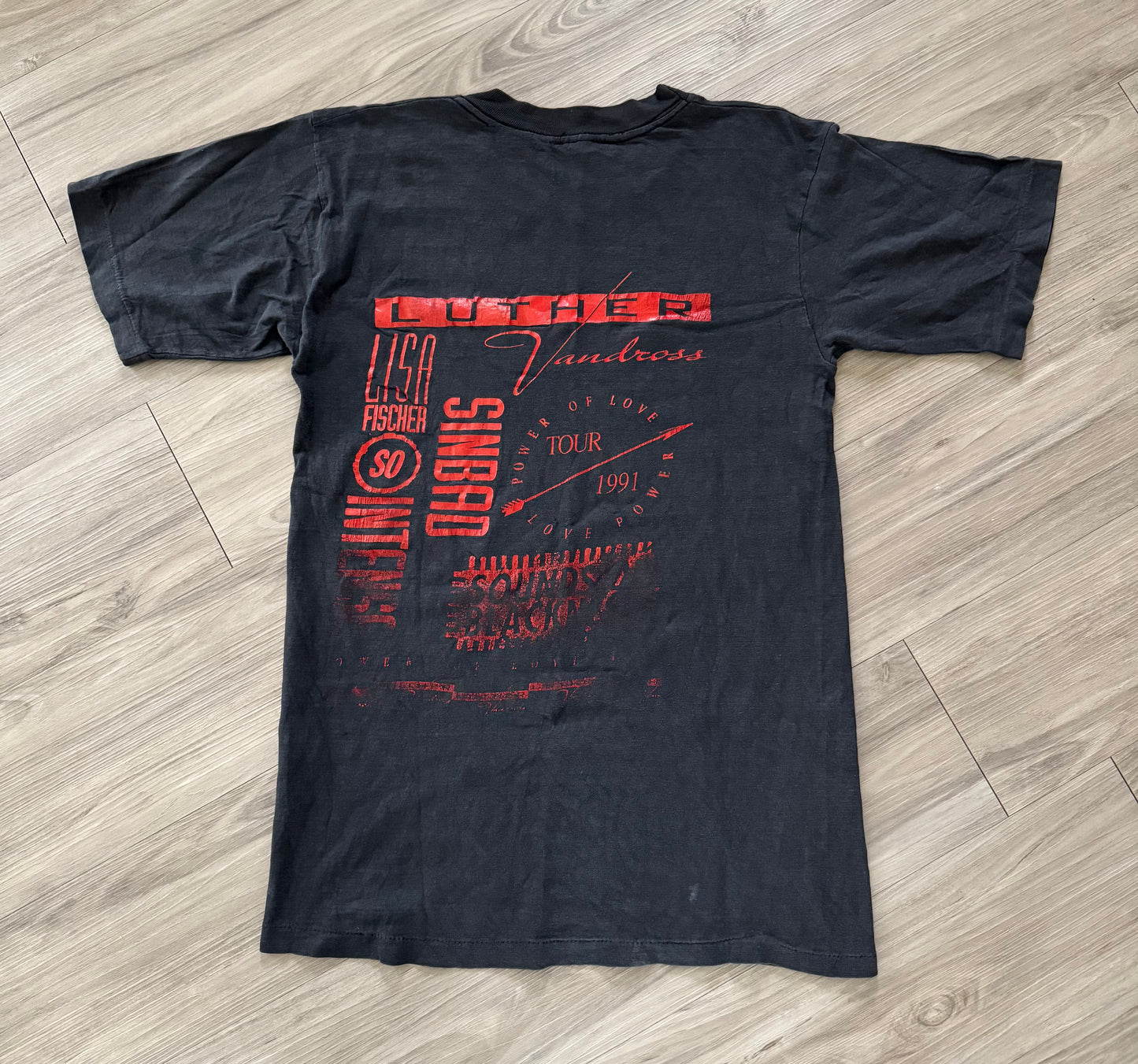 1991 Luther Vandross tour tee