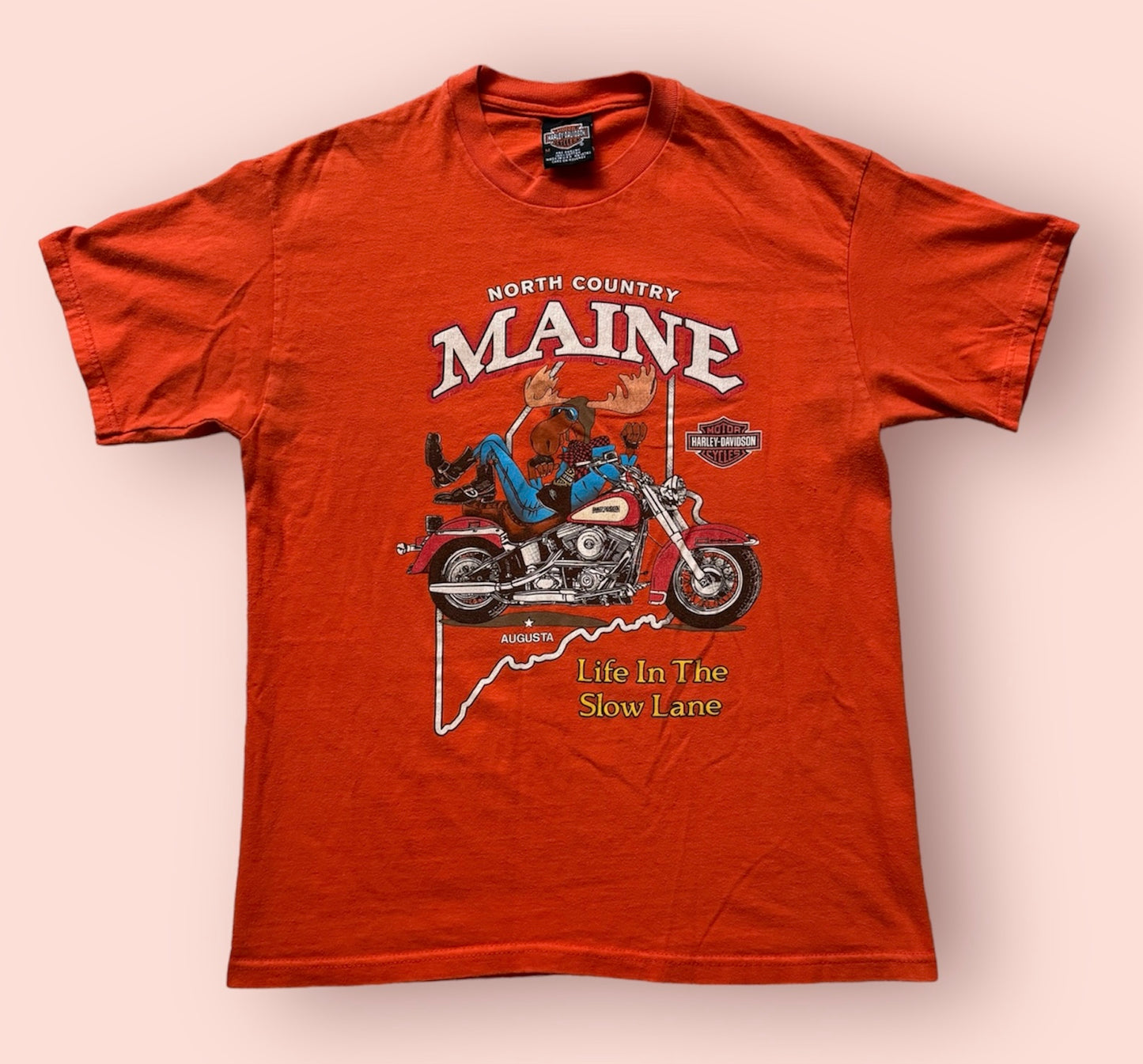 1998 Maine Harley tee